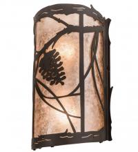 Meyda Blue 193755 - 8" Wide Whispering Pines Wall Sconce