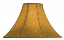 Meyda Blue 26352 - 18" Wide Faux Leather Tan Hexagon Shade