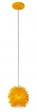 Varaluz 169M01SYE - Urchin 1 Light Uber Mini Pendant - Un-Mellow Yellow