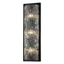 Varaluz 376W03BL - Morgan 3 Light Sconce - Black