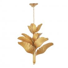 Varaluz 901C12GO - Banana Leaf 12 Light Chandelier - Gold