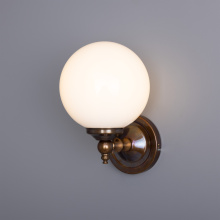 Mullan Lighting MLWL014ANTBRS - Cloghan Wall Light | Antique Brass