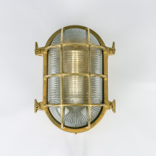 Mullan Lighting MLWL216ANTBRS - Ergo Small Bulkhead | Antique Brass