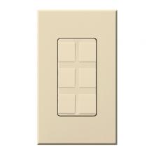 Lutron Electronics NT-6PF-BE - SIX PORT FRAME W/BLANKS NT BEIGE