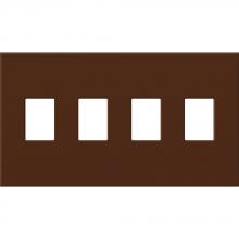 Lutron Electronics VWP-4-SI - VAREO WALLPLATE 4GNG SIENNA