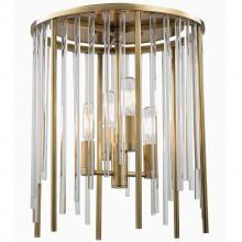 Hudson Valley 2510-AGB - Lewis Semi Flush