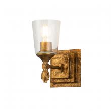 Lucas McKearn bb1022g-1-f1g - Vetiver 1 Light Vanity In Antique Gold
