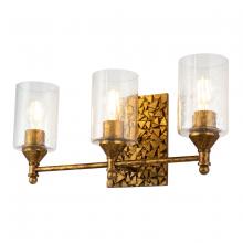 Lucas McKearn bb1158g-3 - Mosaic 3 Light Vanity In Antique Gold