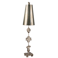 Lucas McKearn ta1014 - Fragment Antiqued Silver Buffet Table Lamp
