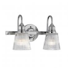 Lucas McKearn bb-addison2-pc - Addison 2 Light Vanity in Polished Chrome