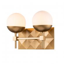 Lucas McKearn bb1005lg-2 - Deco 2 Light Vanity in Lacquered Gold