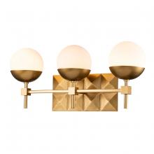 Lucas McKearn bb1005lg-3 - Deco 3 Light Vanity in Lacquered Gold