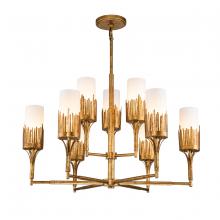 Lucas McKearn ch20319g-9 - Sawgrass 9 Light Chandelier in Gold Leaf