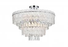 Elegant Lighting 1780F25C - Emilia Flush D25"H19" E12 L8 Chrome