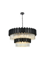 Elegant Lighting 3400G40BK - Pendant D40"H19"L16 Black