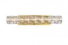 Elegant Lighting 3501W24G - Valetta 24 inch LED linear wall sconce in gold