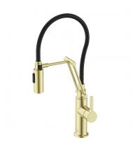 Elegant Lighting FAK-304BGD - Kitchen Faucet 4 5/8" ×  1‘-8" ×9 1/4" brushed gold