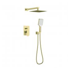 Elegant Lighting FAS-9003BGD - Shower Room Faucet 19-7/64" × 78" brushed gold