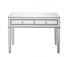 Elegant Lighting MF72006 - Desk 42in. W x 18in. D x 30in. H in antique silver paint