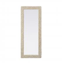 Elegant Lighting MR4A2460LN - Jute Rope Mirror 24''x60'' Linen White