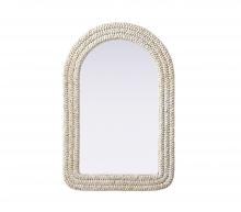 Elegant Lighting MR4G2436LN - Jute Rope Mirror 24''x36'' Linen White