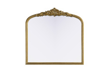 Elegant Lighting MR7F3636AB - Naomi Vintage Resin Mirror 36x36 in Antique Brass