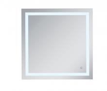 Elegant Lighting MRE13636 - Helios 36in x 36in Hardwired LED mirror with touch sensor and color changing temperature