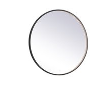 Elegant Lighting MRE6039BK - Pier 39 inch LED mirror with adjustable color temperature 3000K/4200K/6400K in black