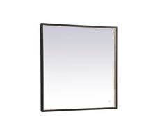 Elegant Lighting MRE62736BK - Pier 27x36 inch LED mirror with adjustable color temperature 3000K/4200K/6400K in black