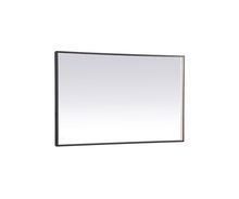 Elegant Lighting MRE63048BK - Pier 30x48 inch LED mirror with adjustable color temperature 3000K/4200K/6400K in black