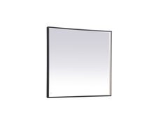 Elegant Lighting MRE63640BK - Pier 36x40 inch LED mirror with adjustable color temperature 3000K/4200K/6400K in black