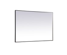 Elegant Lighting MRE64260BK - Pier 42x60 inch LED mirror with adjustable color temperature 3000K/4200K/6400K in black