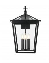 Elegant Lighting OD334W23BK - Wall sconce W14" H23" E16" L3 Black