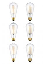 Elegant Lighting ST18LED103-6PK - LED 3000K filament 6 watts 600 lumens ST18 light bulb