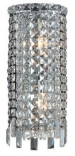 Elegant Lighting V2031W8C/RC - Maxime 2 light Chrome Wall Sconce Clear Royal Cut Crystal