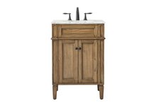 Elegant Lighting VF12524DW - 24 inch Single bathroom vanity in driftwood