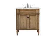 Elegant Lighting VF12530DW - 30 inch Single bathroom vanity in driftwood