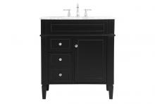 Elegant Lighting VF12532BK - 32 inch Single bathroom vanity in Black