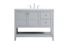 Elegant Lighting VF16442GR - 42 inch Single Bathroom Vanity in Gray
