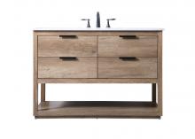 Elegant Lighting VF19248NT - Vanity Cabinet 4Dw 48x22x34 Natural Oak