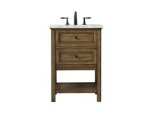 Elegant Lighting VF27024DW - 24 inch Single bathroom vanity in driftwood