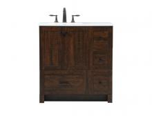 Elegant Lighting VF2832EX - 32 inch Single bathroom vanity in expresso