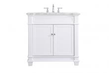 Elegant Lighting VF50036WH - 36 inch Single Bathroom Vanity set in White