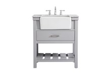 Elegant Lighting VF60130GR - 30 inch Single bathroom vanity in grey