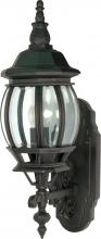 Nuvo 60/3469 - Central Park; 1 Light; 20 in.; Wall Lantern with Clear Beveled Glass; Color retail packaging;