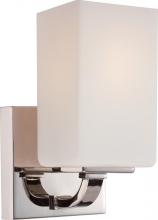 Nuvo 60/5181 - Vista; 1 Light; Vanity Fixture with Etched Opal Glass; Polished Nickel Finish