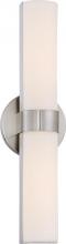 Nuvo 62/732 - Bond; Double 17-1/2 in.; LED Vanity with White Acrylic Lens; Brushed Nickel Finish