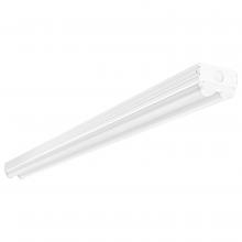 Nuvo 65/1071 - 4 foot; 43 watt; LED Double Light Strip Fixture; 4750 lumens; 4000K; 120-277V; White Finish