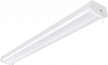 Nuvo 65/1092 - LED 4 ft.; Ceiling Wrap with Pull Chain; 40W; 3000K; 120V; White Finish