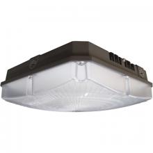 Nuvo 65/148 - LED Canopy Fixture; 70W; 4000K; 120-277V; Bronze Finish